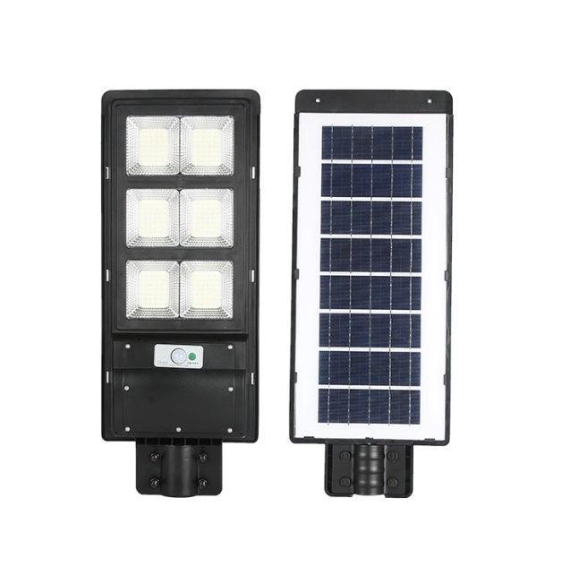 Foco LED 200 con panel solar Avalon en aluminio y brazo de acero, ideal  para instalaciones versátiles