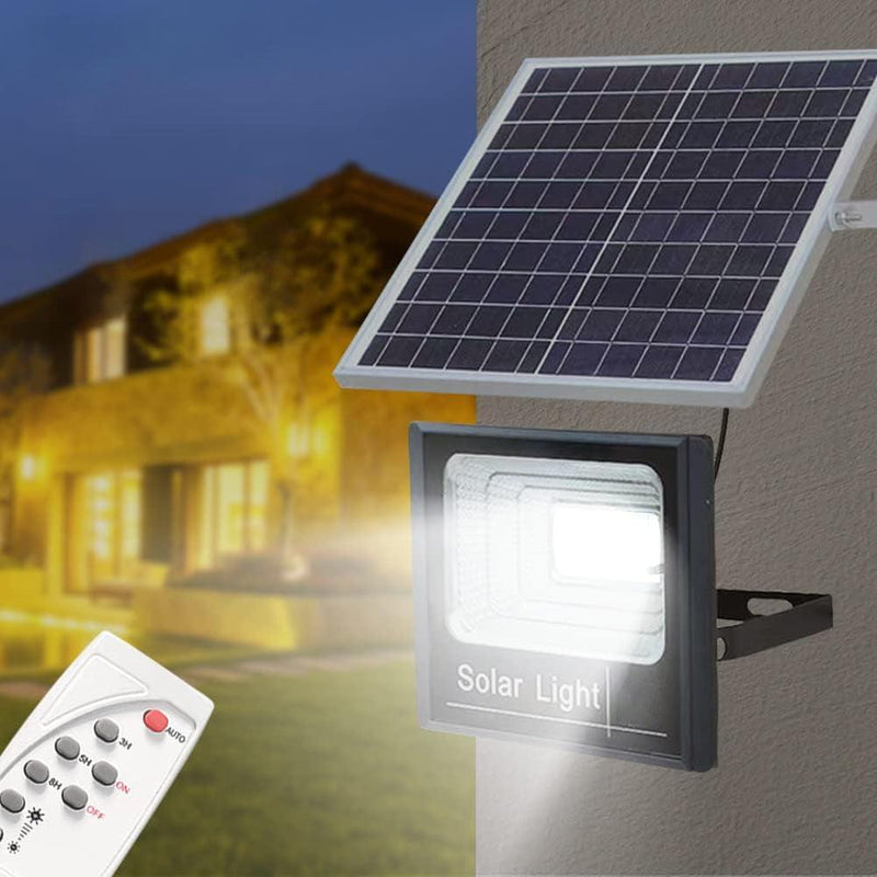 Foco Solar LED con Panel AVALON Potente Calidad Premium