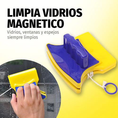 Limpiador De Vidrio Magnetico Doble Con Imanes Limpia Ventanas Espejos